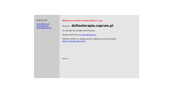 Desktop Screenshot of definoterapia.cuprum.pl